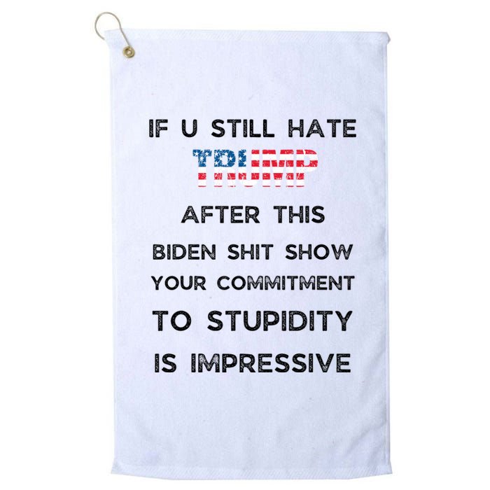 U Still Hate Trump After This Biden Platinum Collection Golf Towel