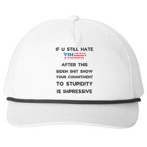 U Still Hate Trump After This Biden Snapback Five-Panel Rope Hat