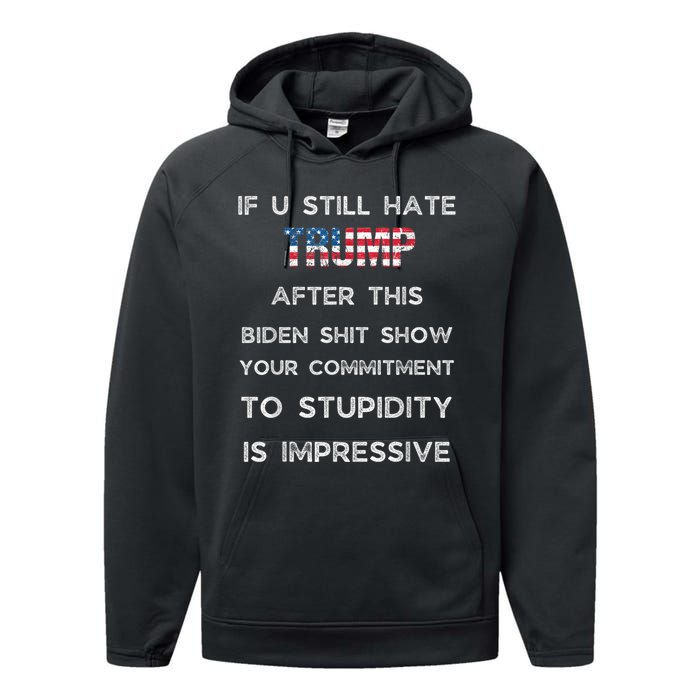 U Still Hate Trump After This Biden Performance Fleece Hoodie