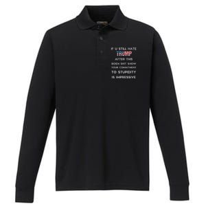 U Still Hate Trump After This Biden Performance Long Sleeve Polo