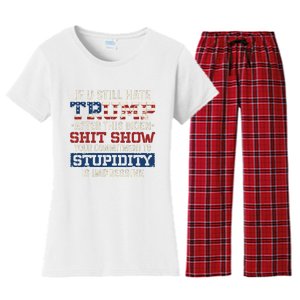 U Still Hate Trump After This Biden Women's Flannel Pajama Set