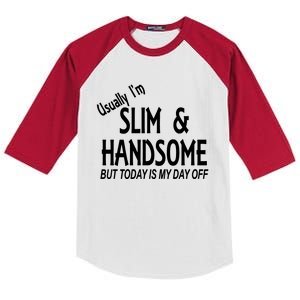 Usually Slim & Handsome Novelty Kids Colorblock Raglan Jersey