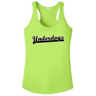 Underdogs Soccer Hockey Flag Football Basketball Baseball Ladies PosiCharge Competitor Racerback Tank