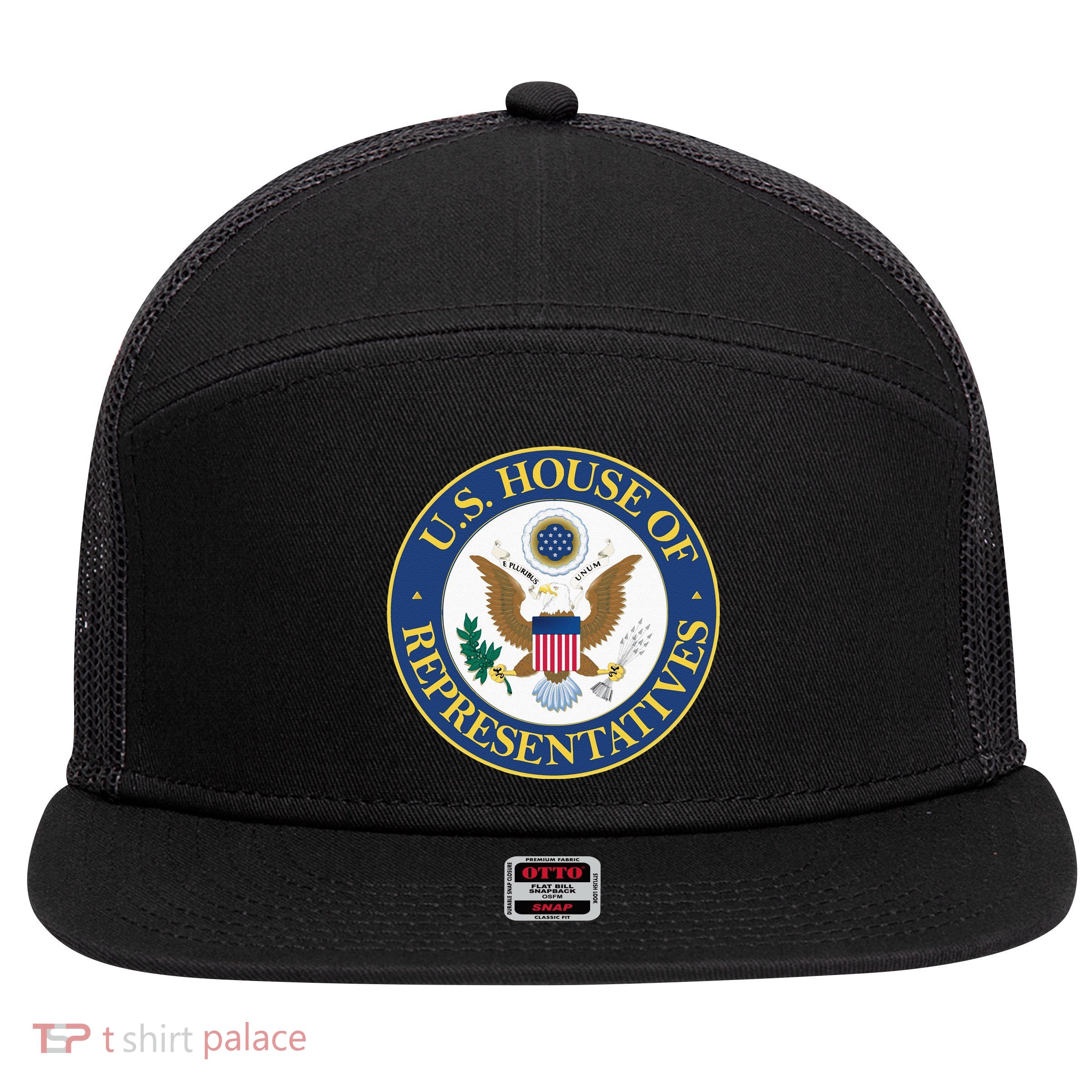 United States House Of Representatives Government Insignia 7 Panel Mesh Trucker Snapback Hat
