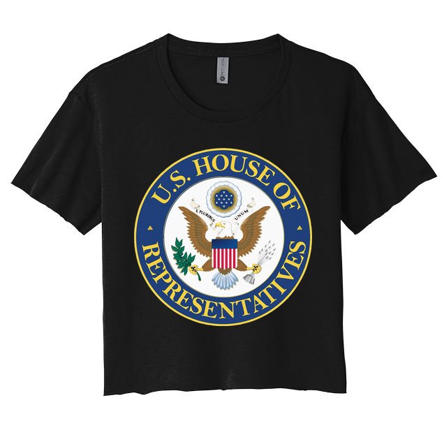 United States House Of Representatives Government Insignia Crop Top