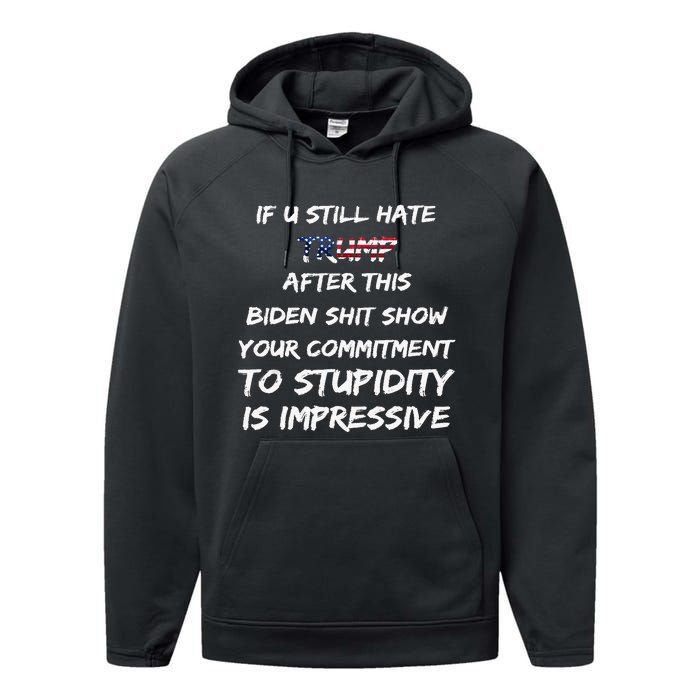 U Still Hate Trump After This Biden Performance Fleece Hoodie