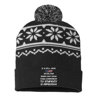 U Still Hate Trump After This Biden USA-Made Snowflake Beanie