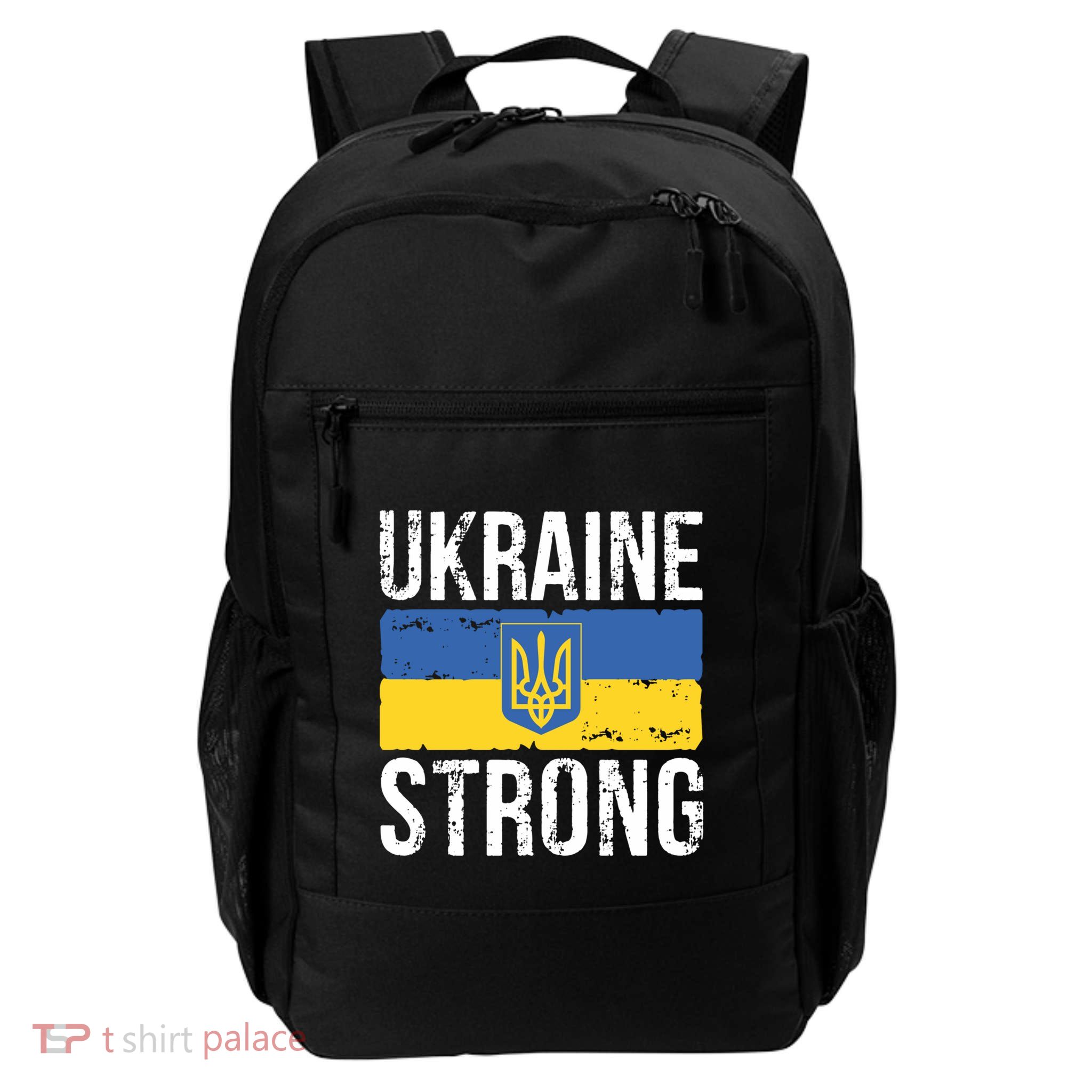 Ukraine Strong I Stand With Ukraine Flag Outfit Gift Backpack
