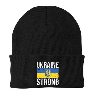 Ukraine Strong I Stand With Ukraine Flag Outfit Gift Beanie