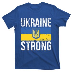 Ukraine Strong I Stand With Ukraine Flag Outfit Gift T-Shirt