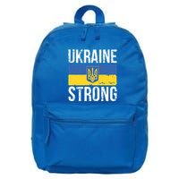 Ukraine Strong I Stand With Ukraine Flag Outfit Gift 16 in Basic Backpack