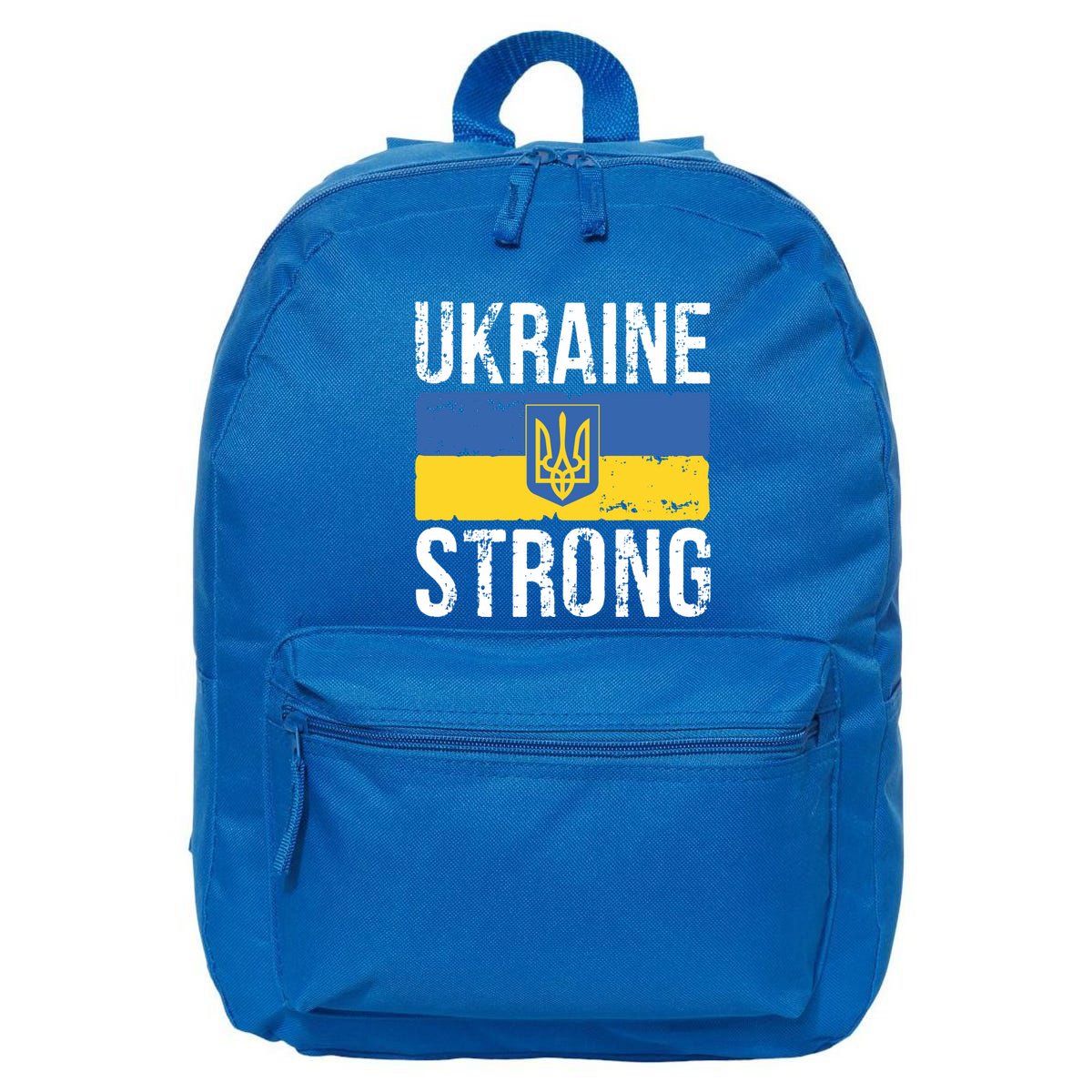 Ukraine Strong I Stand With Ukraine Flag Outfit Gift 16 in Basic Backpack