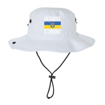 Ukraine Strong I Stand With Ukraine Flag Outfit Gift Legacy Cool Fit Booney Bucket Hat