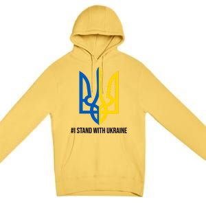 Ukraine Strong I Stand With Ukraine Premium Pullover Hoodie