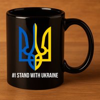 Ukraine Strong I Stand With Ukraine 11oz C Handle Ceramic Mug