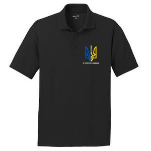 Ukraine Strong I Stand With Ukraine PosiCharge RacerMesh Polo