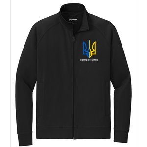 Ukraine Strong I Stand With Ukraine Stretch Full-Zip Cadet Jacket