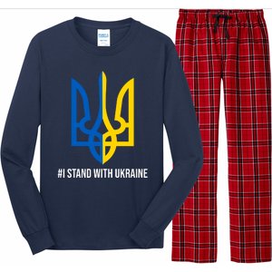 Ukraine Strong I Stand With Ukraine Long Sleeve Pajama Set