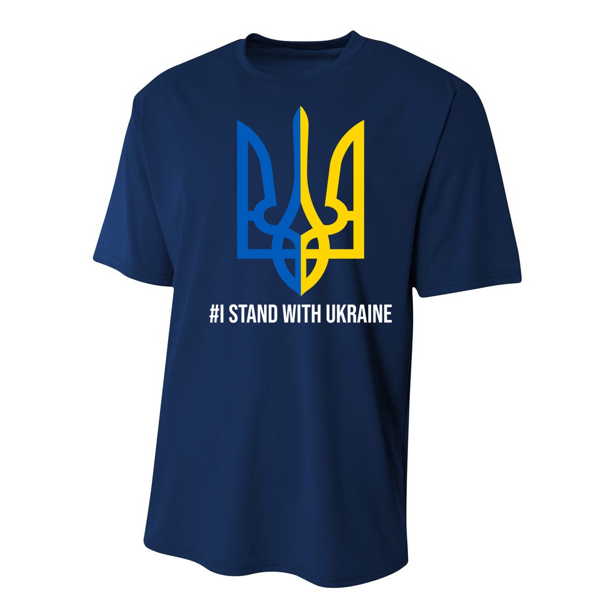 Ukraine Strong I Stand With Ukraine Youth Performance Sprint T-Shirt
