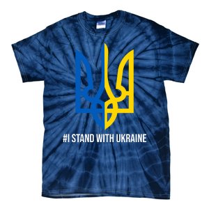 Ukraine Strong I Stand With Ukraine Tie-Dye T-Shirt