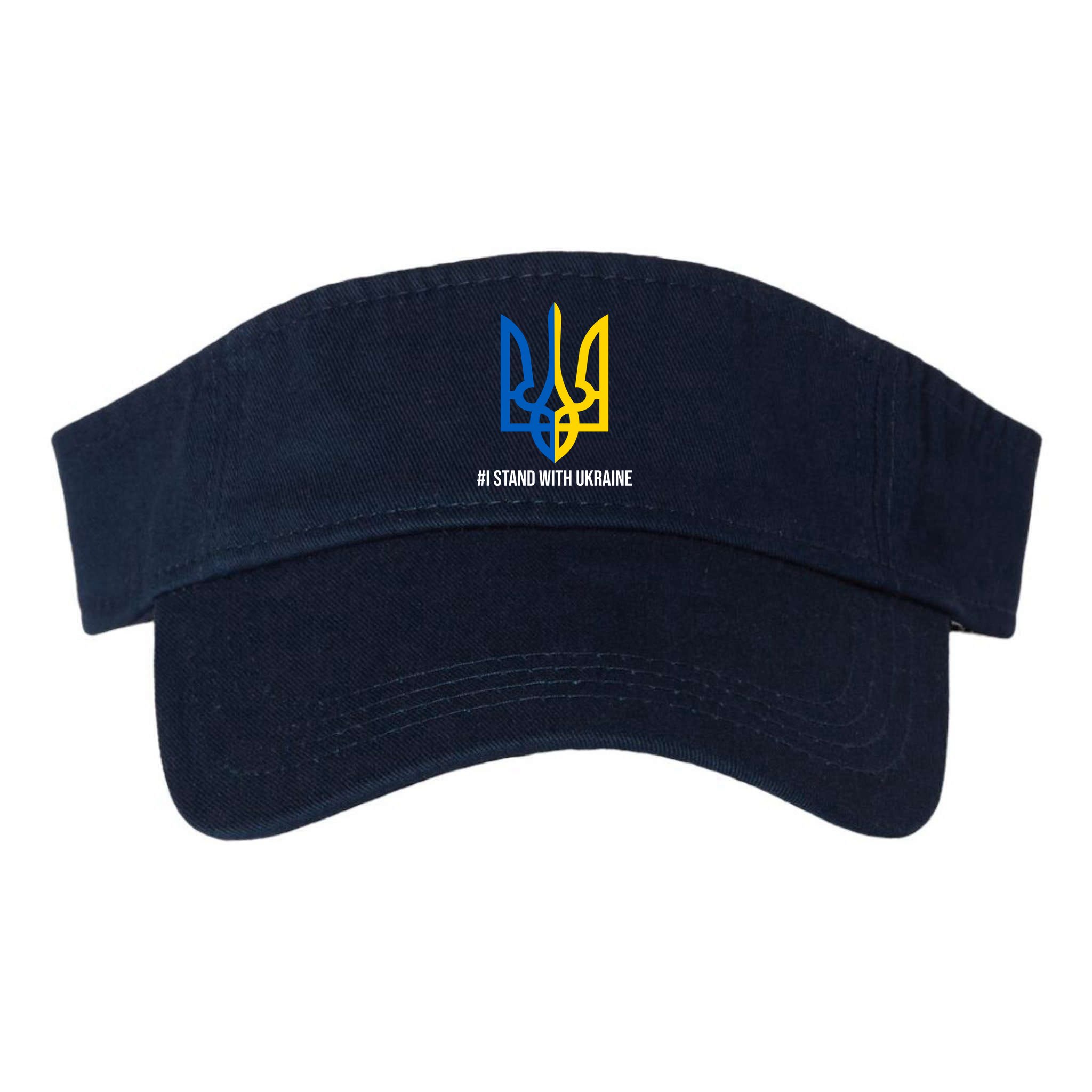Ukraine Strong I Stand With Ukraine Visor