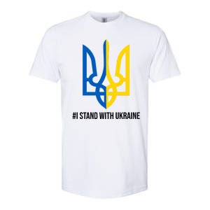 Ukraine Strong I Stand With Ukraine Softstyle CVC T-Shirt