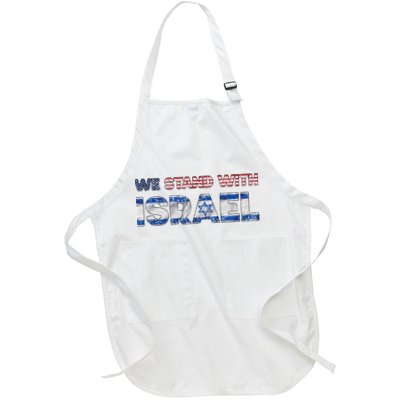 Usa Support Israel We Stand With Israel Idf American Flag Apron