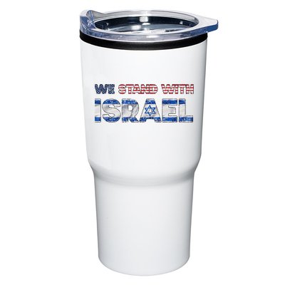 Usa Support Israel We Stand With Israel Idf American Flag Tumbler