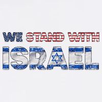 Usa Support Israel We Stand With Israel Idf American Flag Womens Tank Top