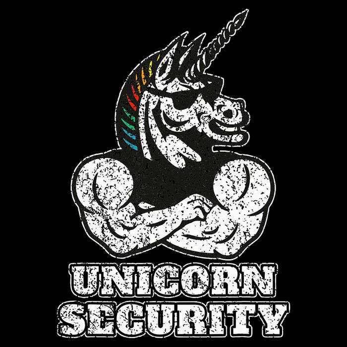 Unicorn Security I Unicorn Lover Muscular I Unicorn Security Daily Commute Backpack