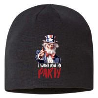 Uncle Sam I Want You To Party Sustainable Beanie