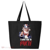 Uncle Sam I Want You To Party 25L Jumbo Tote