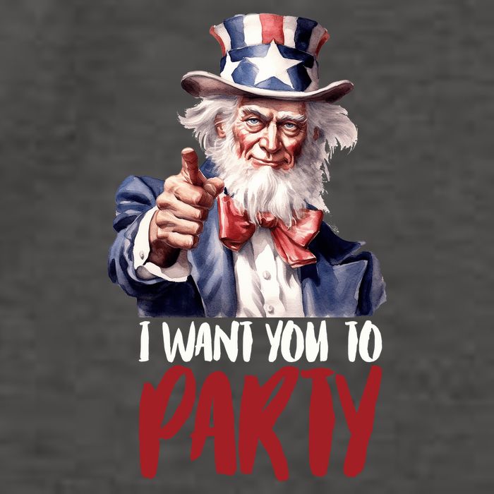 Uncle Sam I Want You To Party Vector Backpack