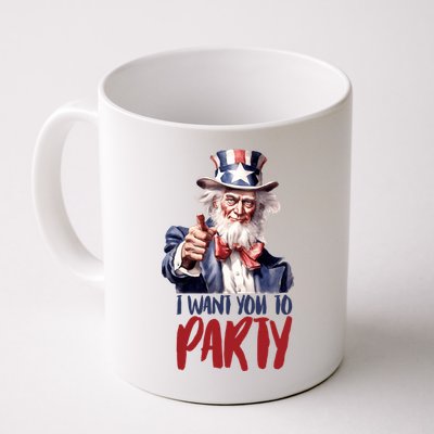 Uncle Sam I Want You To Party Mug