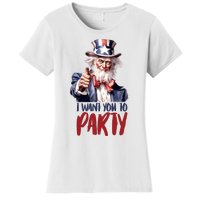 Uncle Sam I Want You To Party Women's T-Shirt