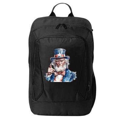 Uncle Sam I Want You Independence Day City Backpack