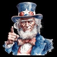 Uncle Sam I Want You Independence Day Backpack