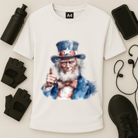 Uncle Sam I Want You Independence Day Cooling Performance Crew T-Shirt