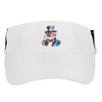 Uncle Sam I Want You Independence Day Adult Drive Performance Visor