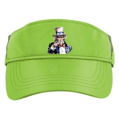 Uncle Sam I Want You Adult Drive Performance Visor