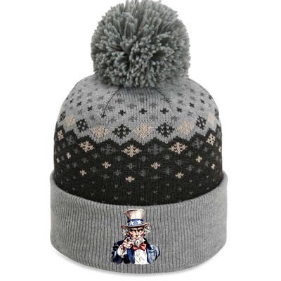 Uncle Sam I Want You The Baniff Cuffed Pom Beanie