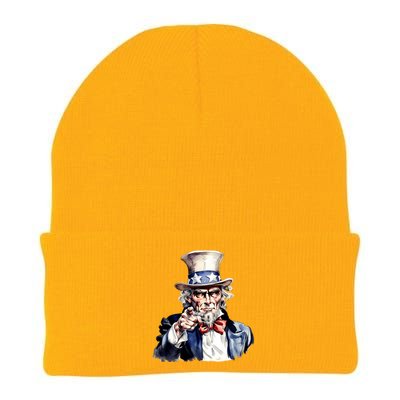 Uncle Sam I Want You Knit Cap Winter Beanie