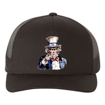 Uncle Sam I Want You Yupoong Adult 5-Panel Trucker Hat