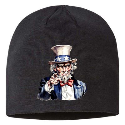 Uncle Sam I Want You Sustainable Beanie