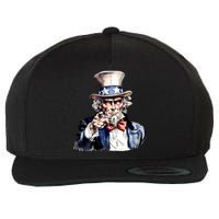 Uncle Sam I Want You Wool Snapback Cap