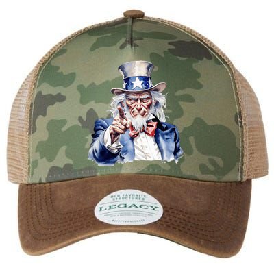 Uncle Sam I Want You | Uncle Sam Day Legacy Tie Dye Trucker Hat