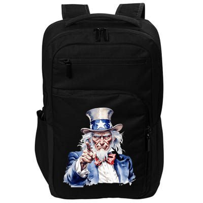 Uncle Sam I Want You | Uncle Sam Day Impact Tech Backpack