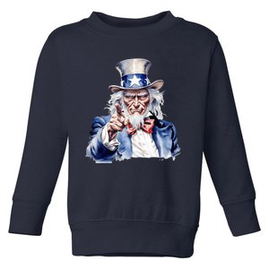 Uncle Sam I Want You | Uncle Sam Day Toddler Sweatshirt