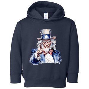 Uncle Sam I Want You | Uncle Sam Day Toddler Hoodie