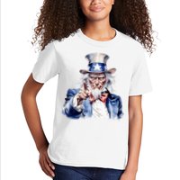 Uncle Sam I Want You | Uncle Sam Day Kids T-Shirt